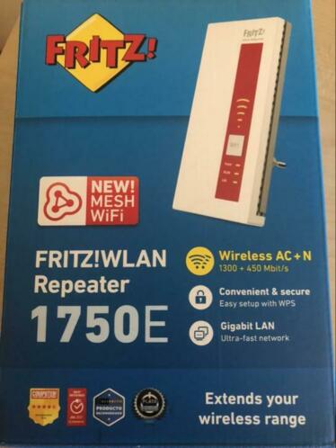 FritzWLAN Repeater 1750E Wifi versterker