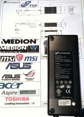 FSP120-AAB 20V 6A 120W Medion Lenovo MSI Fujitsu-Siemens