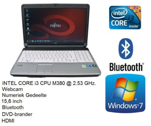 Fujitsu A530 15,6 inch i3, 4GB, 320 GB HD, HDMI, Webcam