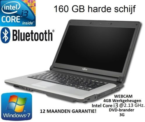 Fujitsu Lifebook S710, 160GB HD, 4GB,Office, Win 7,Webcam,3G
