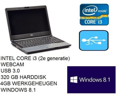 Fujitsu S762 i3 (2e), 4GB, 320 GB HD,Webcam, USB 3.0, W 8.1