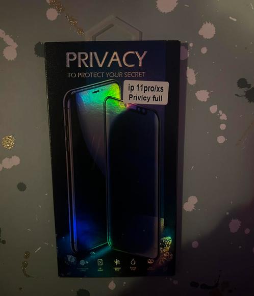 Full cover screen protector (privacy) voor iPhone 11pro amp xs