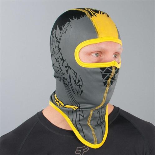 FXR Balaclava Shredder Zwart-Geel