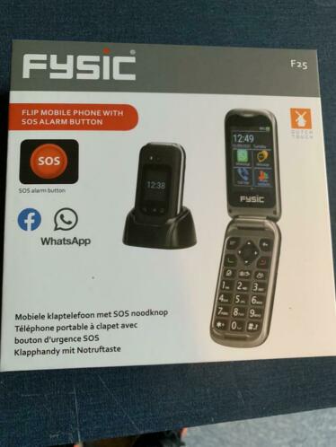 Fysic 4G mobile senioren telefoon