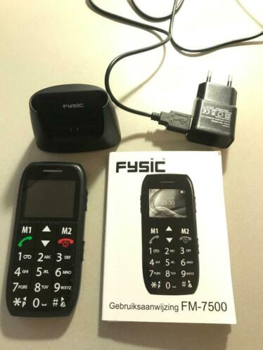 Fysic FM-7500 Seniorentelefoon  ouderen mobiel