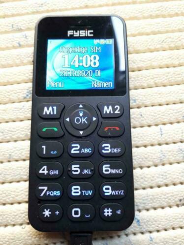 FYSIC FM-7550 mobile senioren telefoon