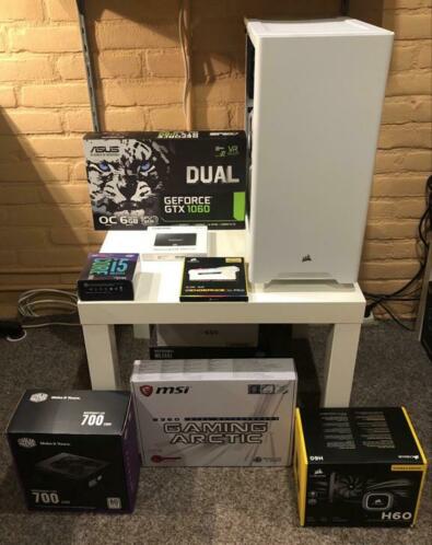 Game pc (wit)  i5 8600K  16 GB RAM amp 256 SSD  1060 6 GB