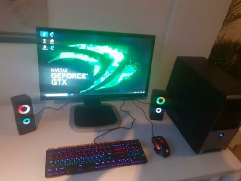 Game Systeem  GTX 1050ti  i5  8 GB  SSD  HDD  Compleet
