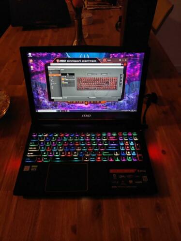 Gaming laptop MSI GE 63 Raider 9SG ruim 1,5 jaar garantie