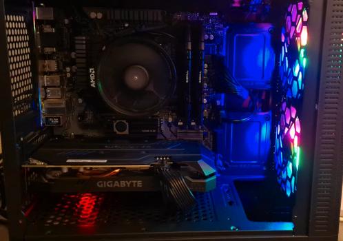 Gaming PC AMD 5 2600X, ASRock B450M -GIGABYTE 1660S OC- 16GB