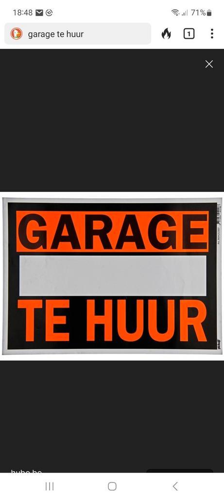 Garagebox in Bergen nh te huur