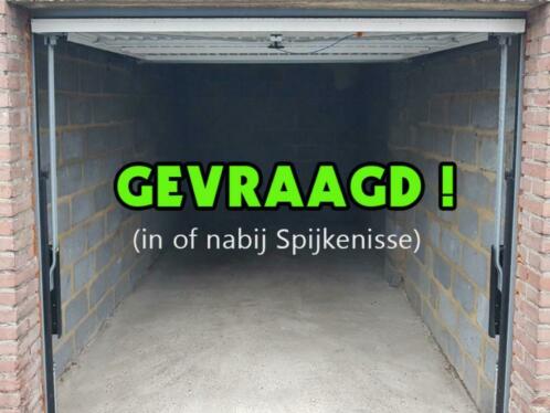 garagebox te huur gevraagd