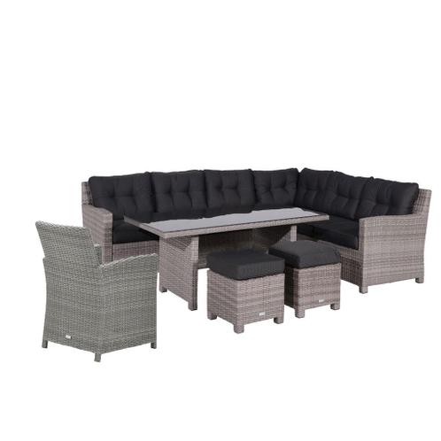 Garden Impressions Jaru lounge dining set 6-delig rechts -