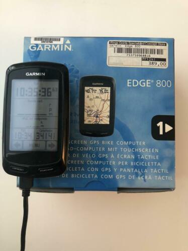 Garmin Edge 800 met kabel en stuurmount