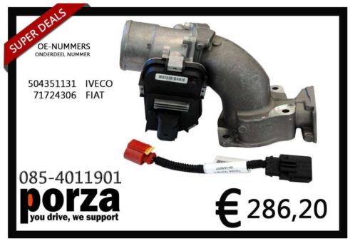 Gasklephuis fiat ducato 120 multijet 2.3 504351131 71724306