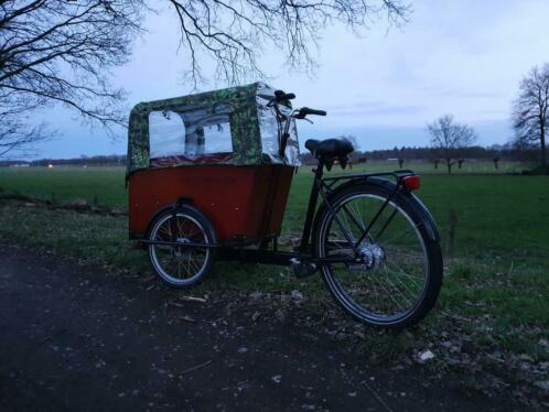 Gave bakfiets babboe 7 versnellingen met huif