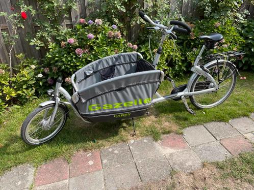 Gazelle Cabby bakfiets met maxi-cosi