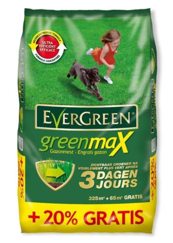 Gazonmeststoffen Evergreen Greenmax 325m  65m gratis