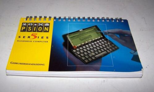 Gebruikershandleiding Psion 5 series. Nieuwstaat.