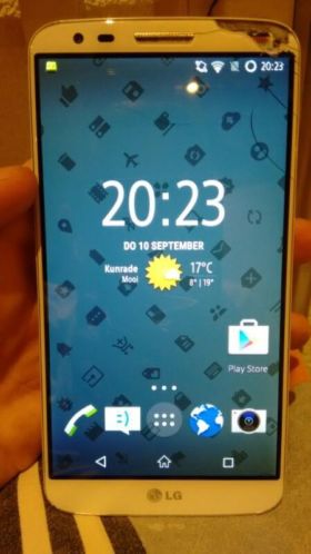 Gebruikte LG G2 met kapot scherm maar wel nog functioneel