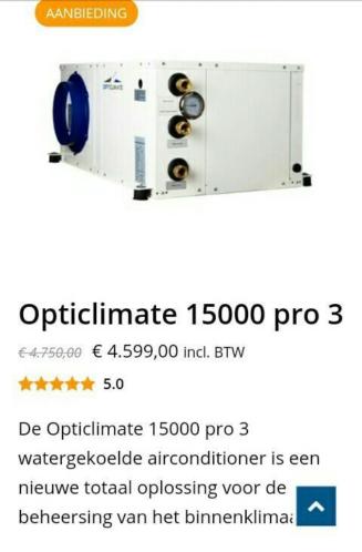 Gebruikte maar zgan...opticlimate 15000 pro3