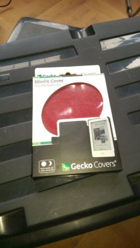 Gecko Cover - Rode Slimfit Cover voor Kobo Glo