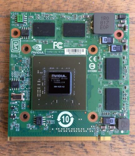 GeForce DDR2 MXM II Graphic CardGrafische kaart Model P407