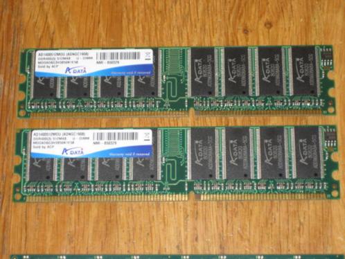 Geheugenkaarten 4 stuks 512 MB DDR3 geheugenkaart