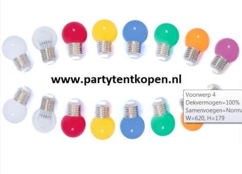 Gekleurde ledlampen  onbreekbaar  ook in WIT  ACTIEPRIJS