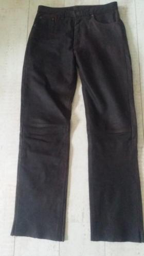 GENUINE LEATHER M 3840 bruin lederen MOTOR BROEK 150 euro