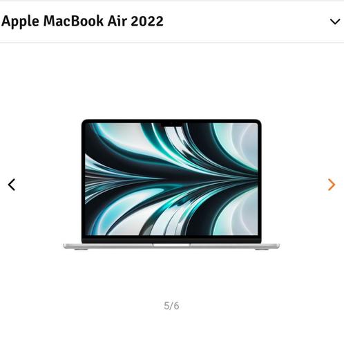 GESEALD MacBook Air 13inch (2022) M2 8GB256GB Zilver