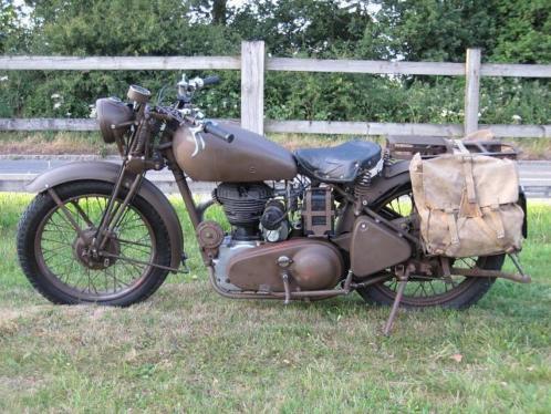 Gezocht 1940-1945 BSA Triumph Matchless Royal Enfield Norton