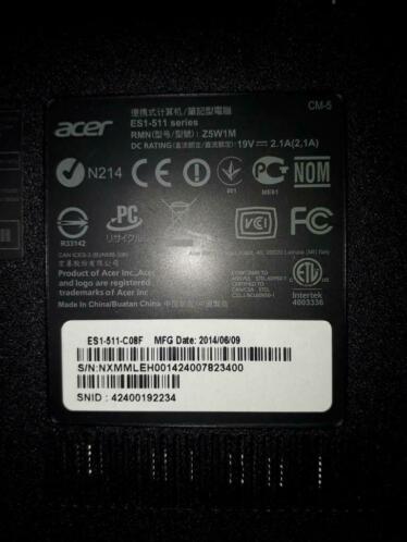 Gezocht acer laptop accu