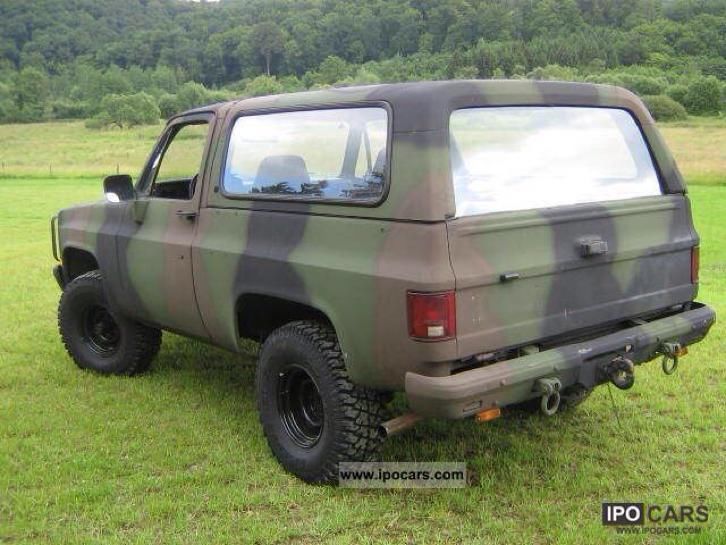 Gezocht  Chevrolet k5 army blazer m1009