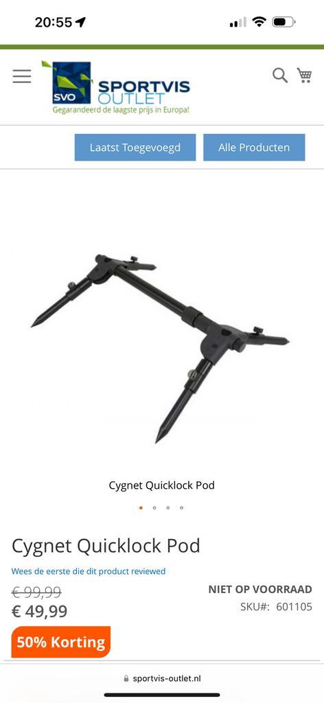 Gezocht Cygnet quicklock Pod