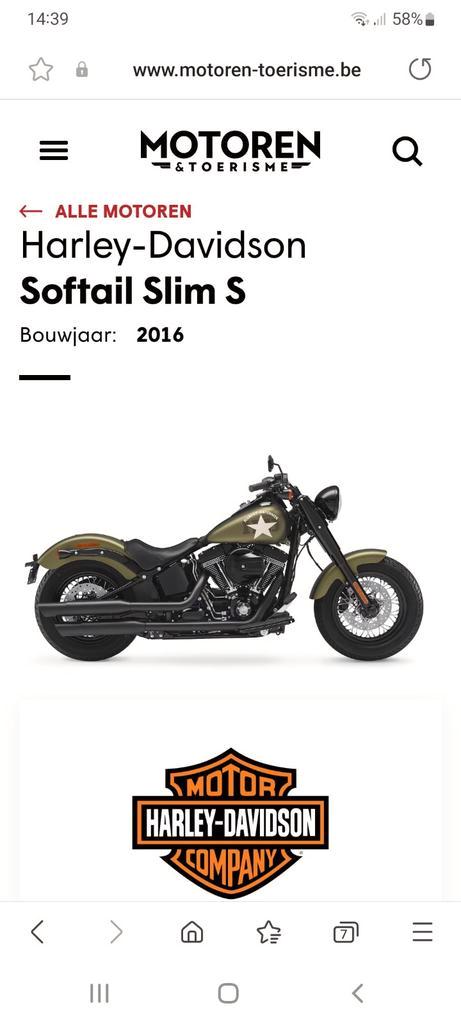 Gezocht Harley Davidson Softail Slim S standaard uitlaten
