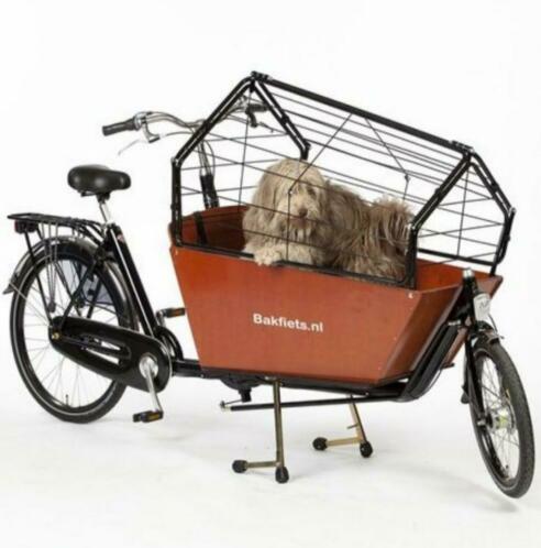 GEZOCHT hondenbench cargobike long