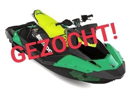 Gezocht Jetskiwaterscooter zonder aanhanger