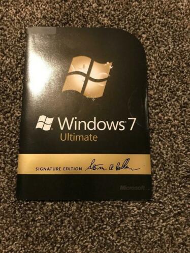 gezocht Microsoft Windows 7 Ultimate - SIGNATURE Gold Editio