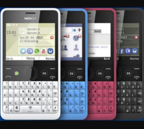 GEZOCHT Nokia Asha 210, wit. SPOED 