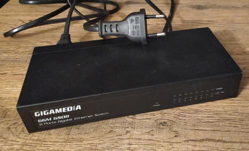 Gigamedia Ethernet Switch 8-poort