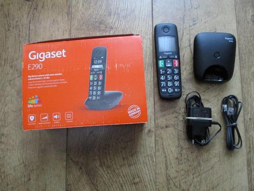 Gigaset E290 E - draadloze IP-telefoon zwart  voor senioren