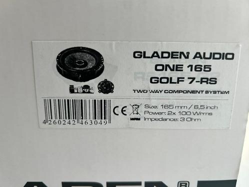 Gladen Audio One 165 Golf 7-RS 100 Watt auto luidsprekerset