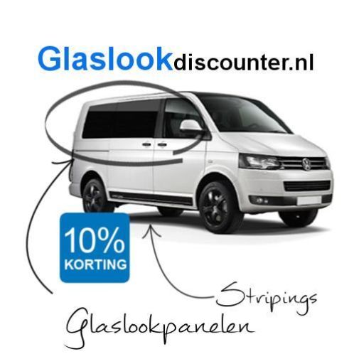 GLASLOOK panelen VW t5 t6 10 KORTING extra korting