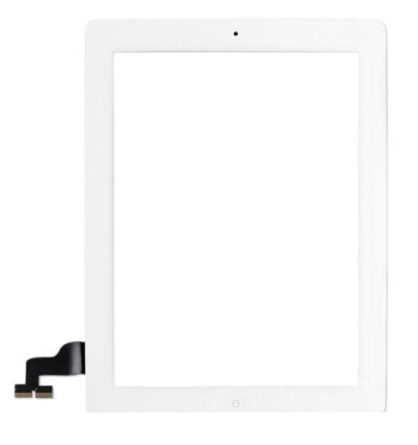 Glasplaat voor de Apple iPad 2 Wit - Compleet scherm glas