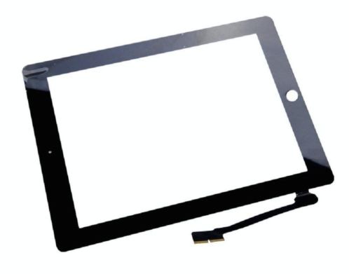 Glasplaat voor de Apple iPad 3 Zwart- Compleet scherm glas