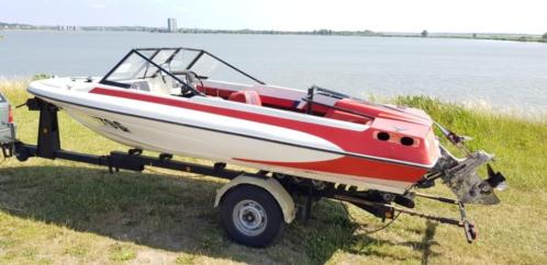 Glastron 140pk Mercruiser plus boottrailer Riba