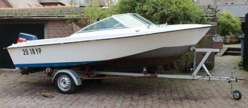 Glastron speedboot incl. 70 pk motor en trailer