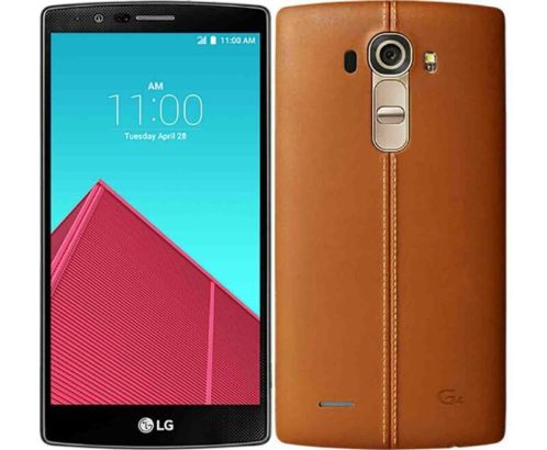 GLOEDNIEUW lg g4 bruin leer te ruil