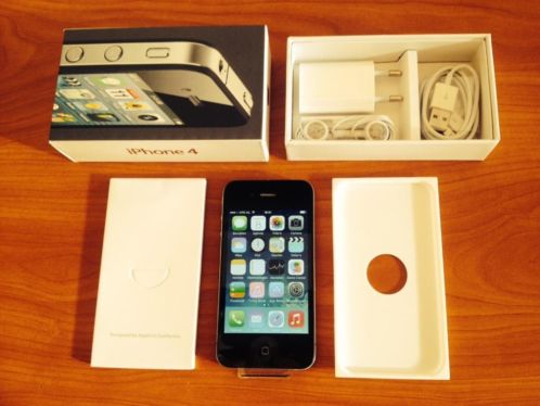  Gloednieuwe 32 gig iPhone 4 met alles erbij te koop 